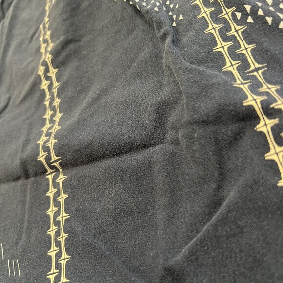 Sig Zane Hawaii Mens Large Blue Printed Short Sleeve Pullover Aloha Shirt - Picture 6 of 7